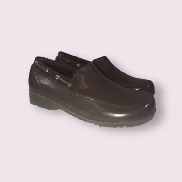 Sperry Top-Sider Waterproof Rain Loafers Chocolate Brown Slip-On Shoes 8M - Picture 2 of 7